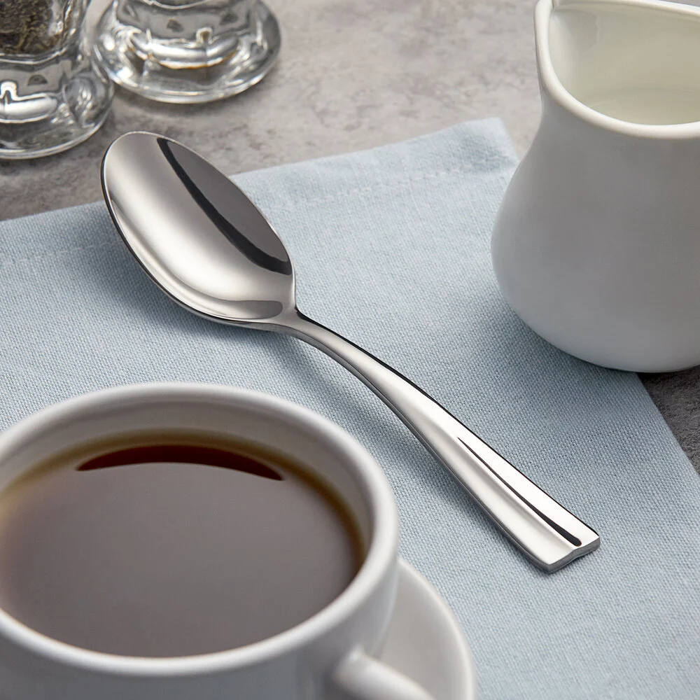 18/0 Stainless Steel Heavy Weight Flatware Set Spoon rental