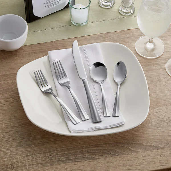 18/0 Stainless Steel Heavy Weight Flatware Set rental