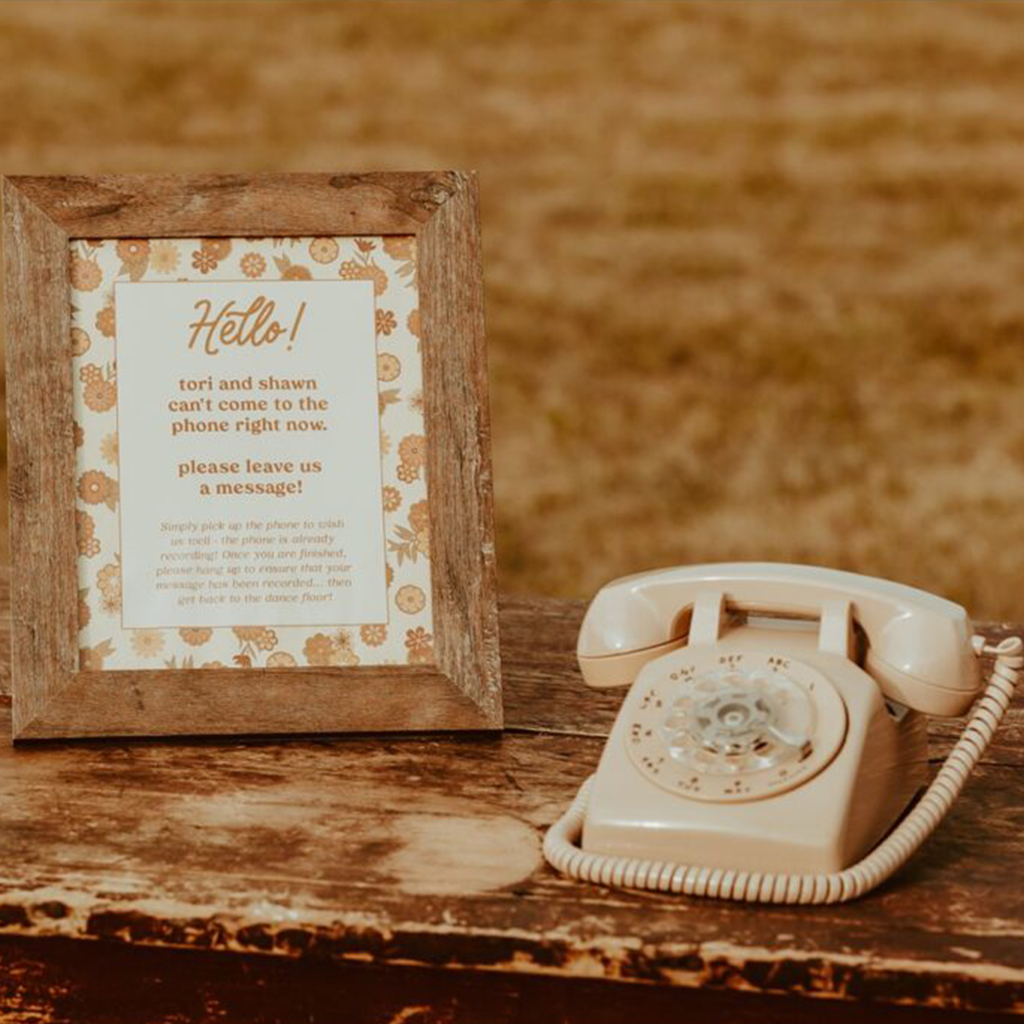 Memory Maker audio guest book rental